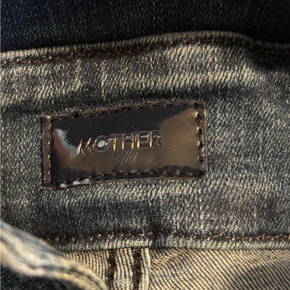 Mother The Triple Stack Insider Ankle Jeans Chick Flick Wash Size 29 (1053) - Picture 5 of 13